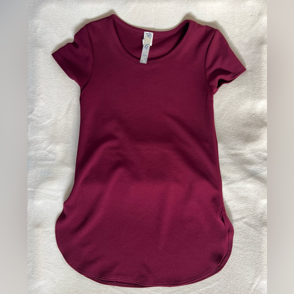 Maroon Dressy Blouse Size Juniors Large
